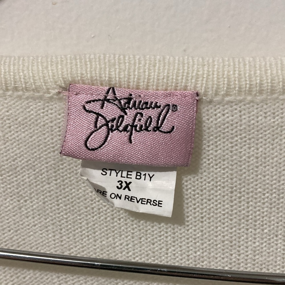 Adrian Delafield Women’s Plus Top size 3X - Picture 10 of 13